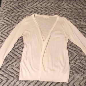 Forever 21 White Cardigan